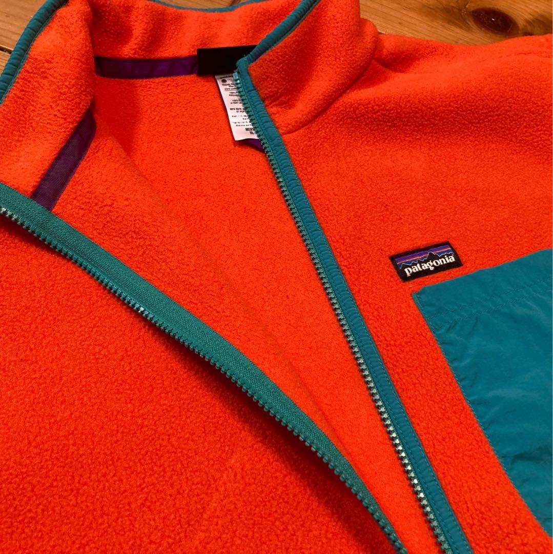 t*す様 【XL】 patagonia Fleece Vest オレンジ × タ