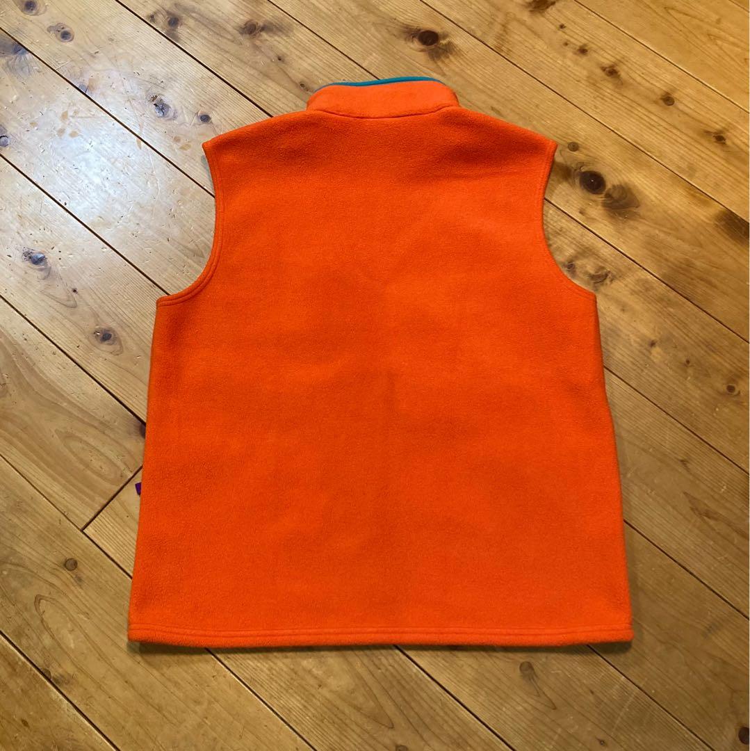 t*す様 【XL】 patagonia Fleece Vest オレンジ × タ