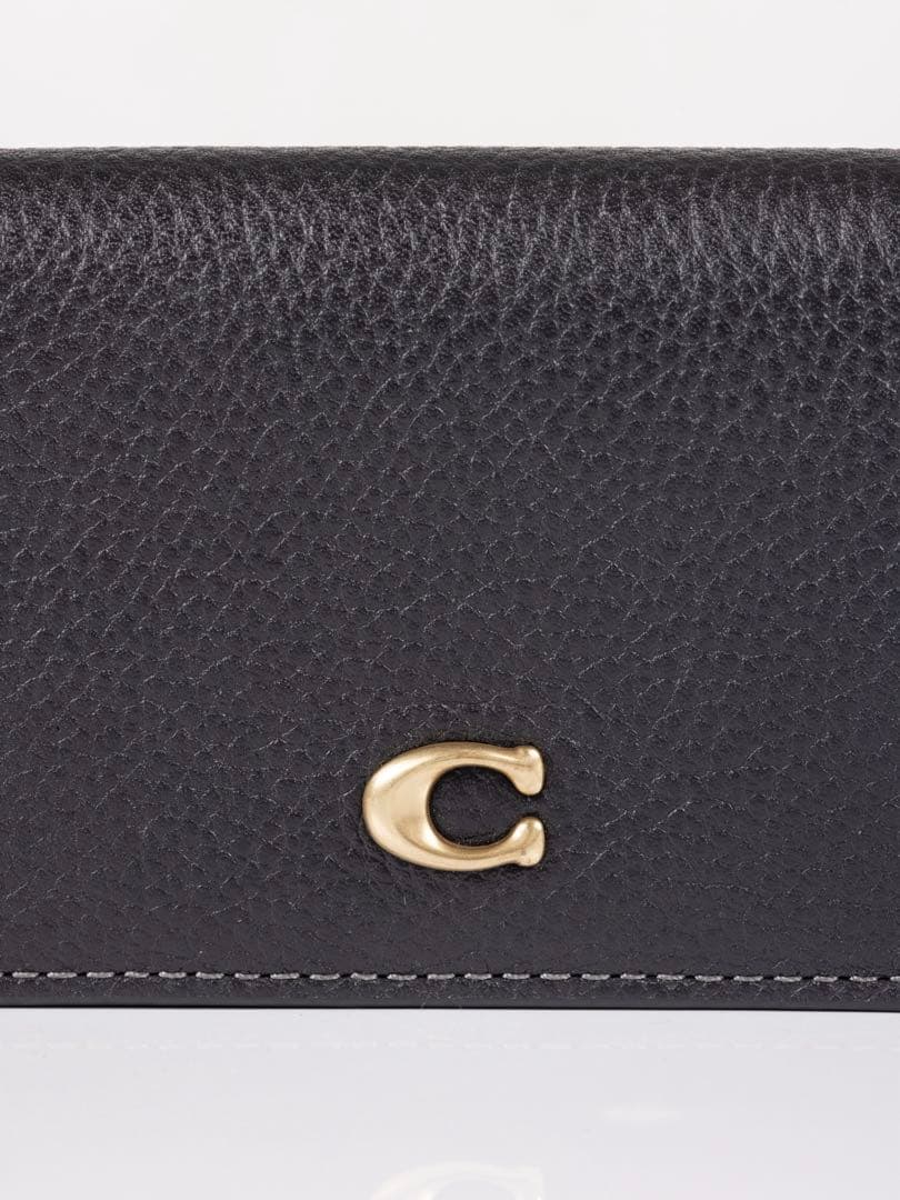 COACH 黒 レザー 名刺入れ 新品未使用