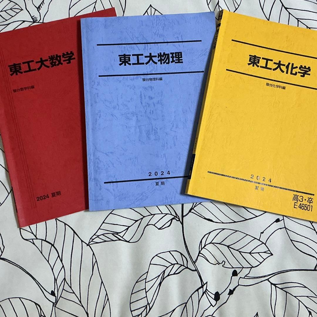3冊セット　数学　物理　化学　東工大(東京科学大学) 駿台　2024夏期　高三