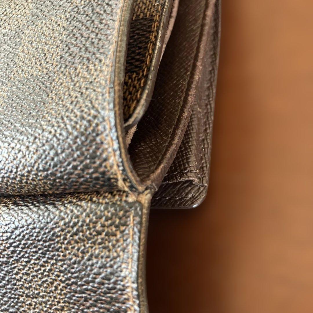Louis Vuitton ダミエ 二つ折り財布 箱付き