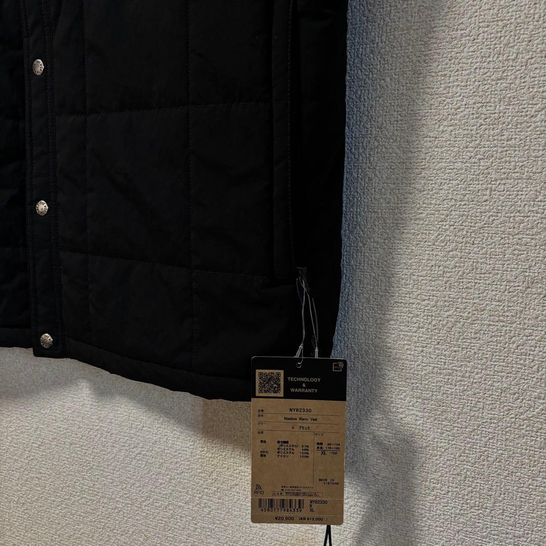 新品未使用　ノースフェイス　Meadow Warm Vest NY82330