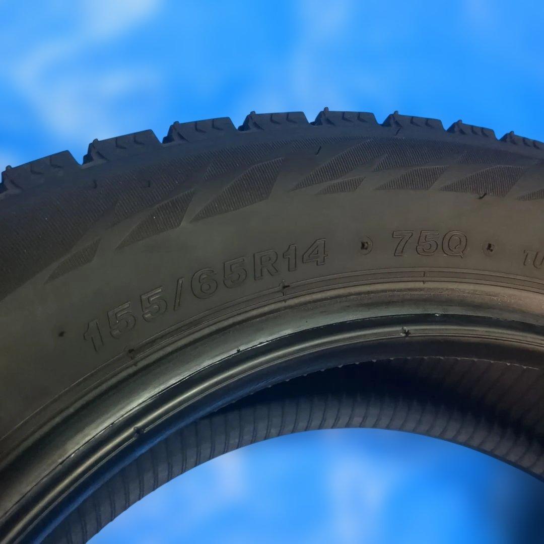 155/65R14 ブリヂストンVRX2 バリ溝 4本 送料込み
