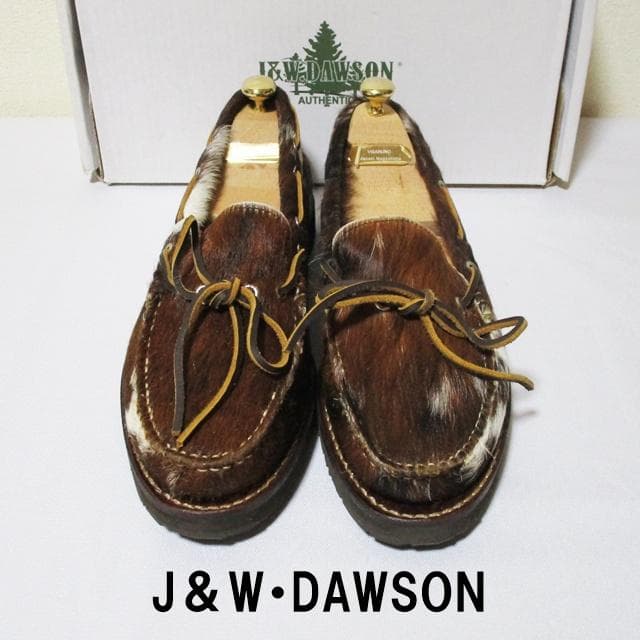 【新品】J&W.DAWSON ハラコ PONYモカシン Vibram71/2