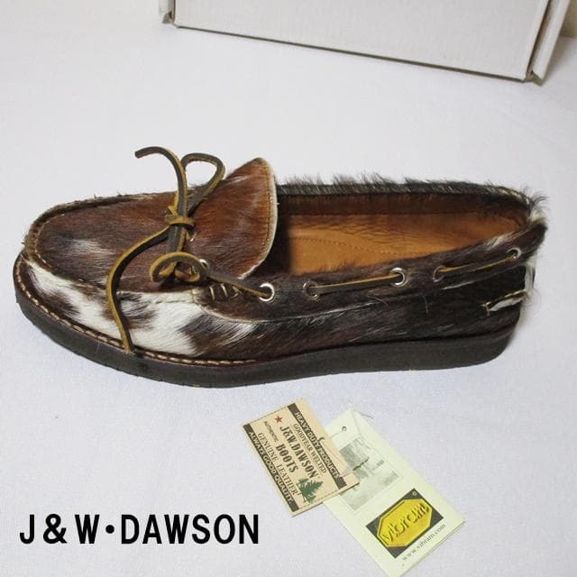 【新品】J&W.DAWSON ハラコ PONYモカシン Vibram71/2