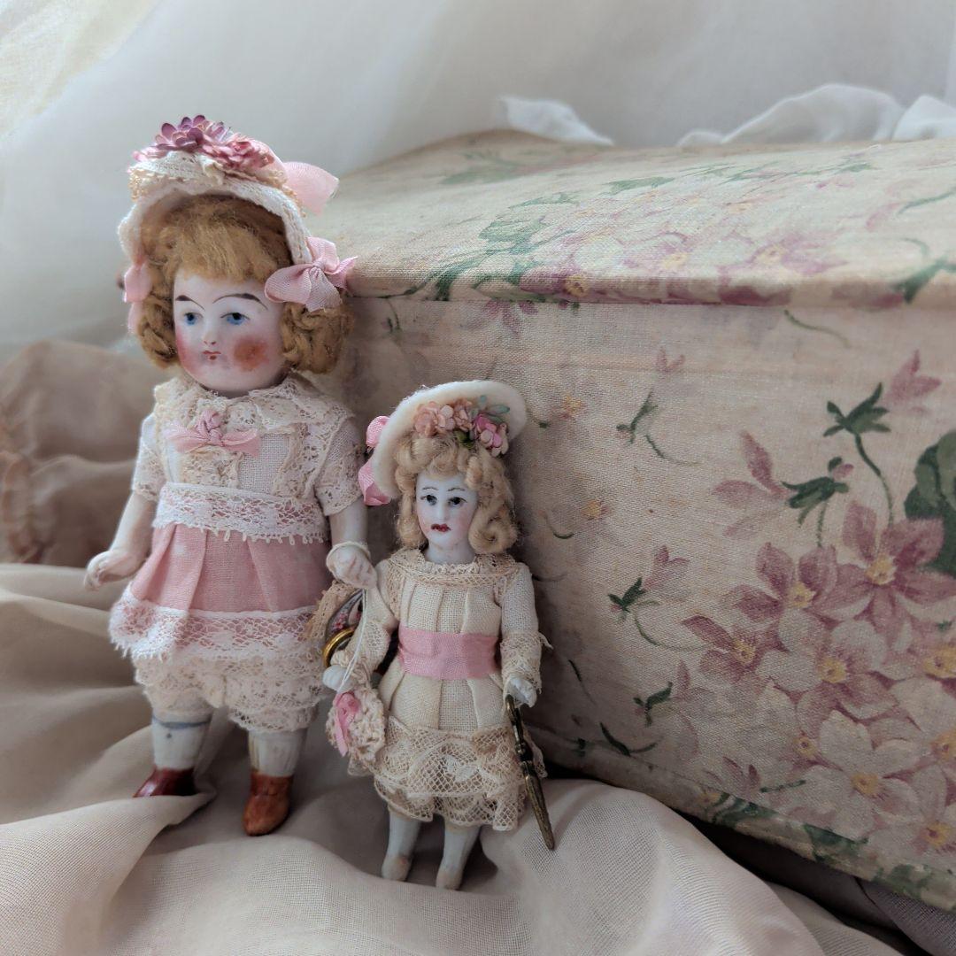 1900s　ドイツ　アンティーク　ミニョネット　ドールセット