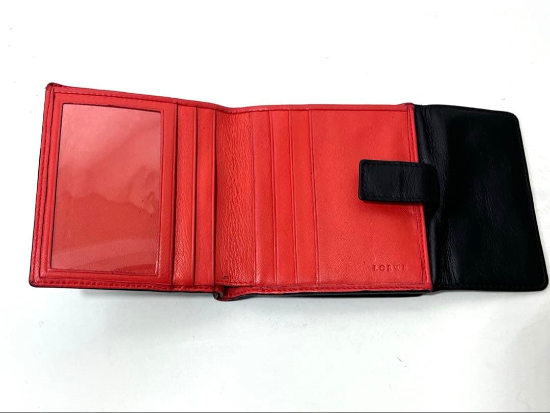 ロエベ　アナグラム　二つ折り　財布　ケース　カードケース　パスケース
