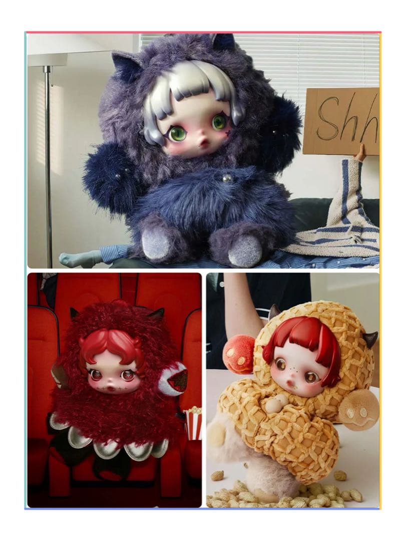 POPMART SKULLPANDA 3種 スカルパンダ ぬいぐるみ