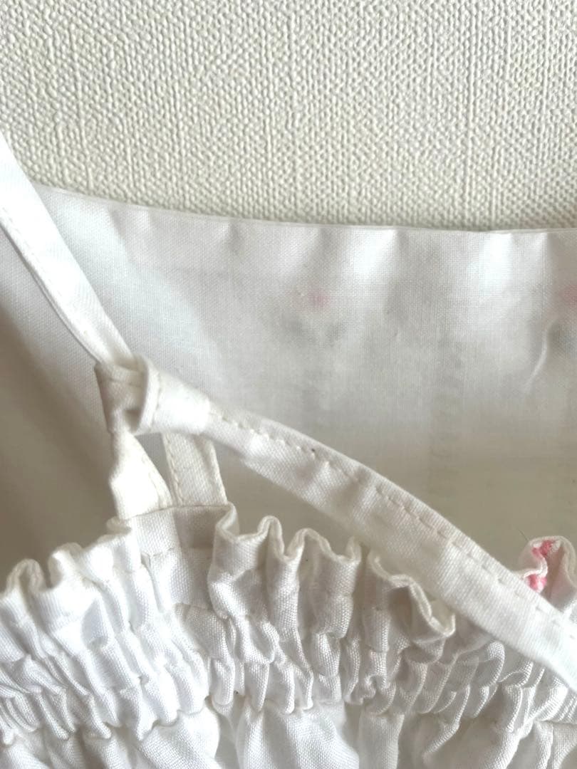 remake ハンドメイド　テーブルクロスワンピース　レース　キャミワンピ