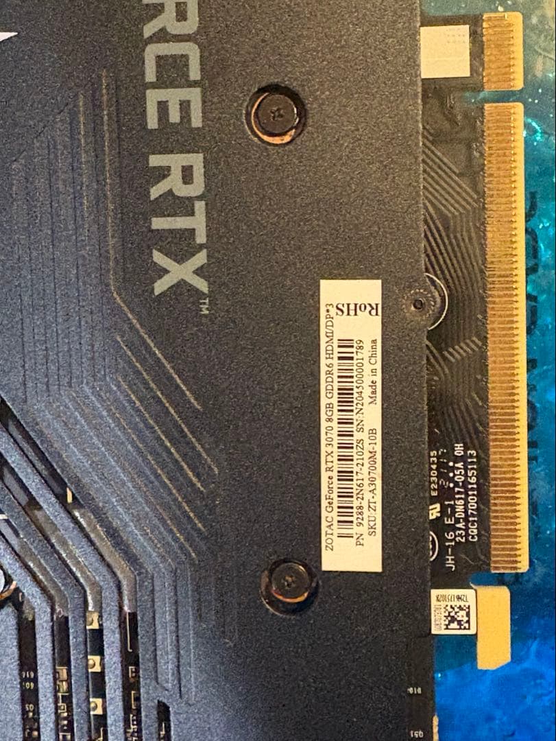 ※訳あり　ZOTAC GAMING GeForce RTX 3070
