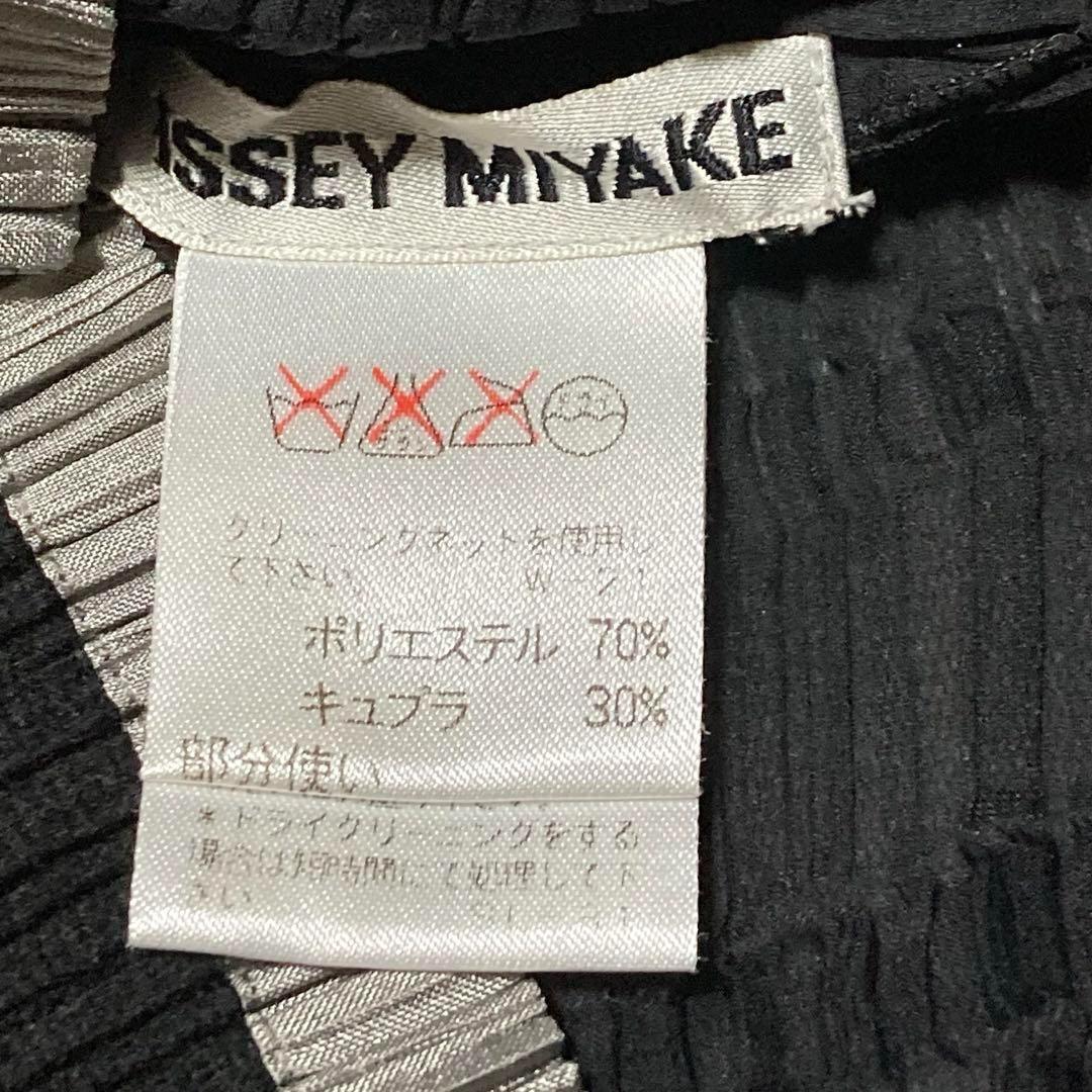 イッセイミヤケ　ISSEY MIYAKE　ノースリーブワンピース　プリーツ　M