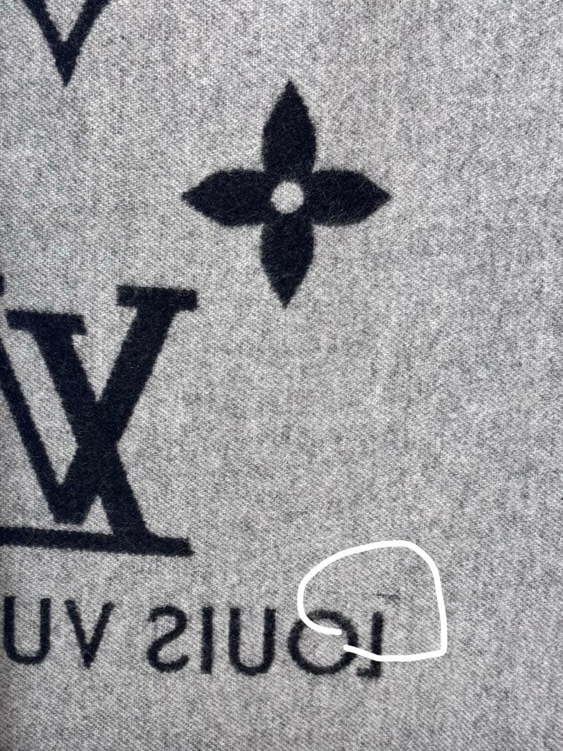 LOUIS VUITTON ルイヴィトン マフラー レイキャビック ブラック