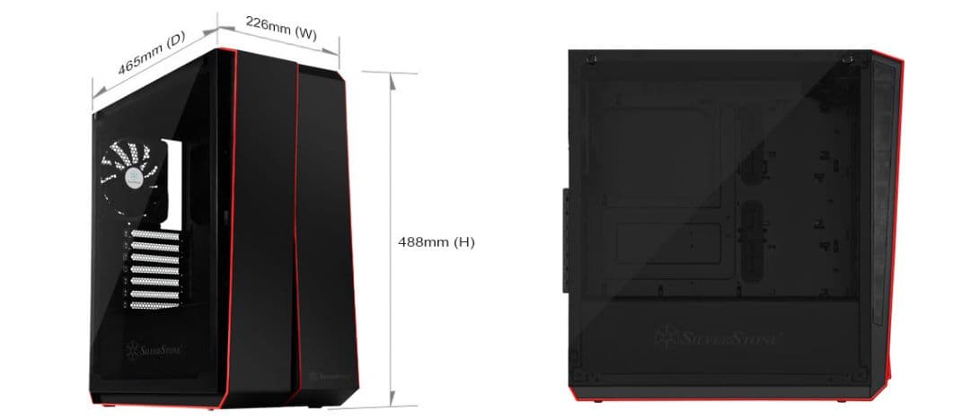 新品SilverStone Redlineシリーズ PCケース