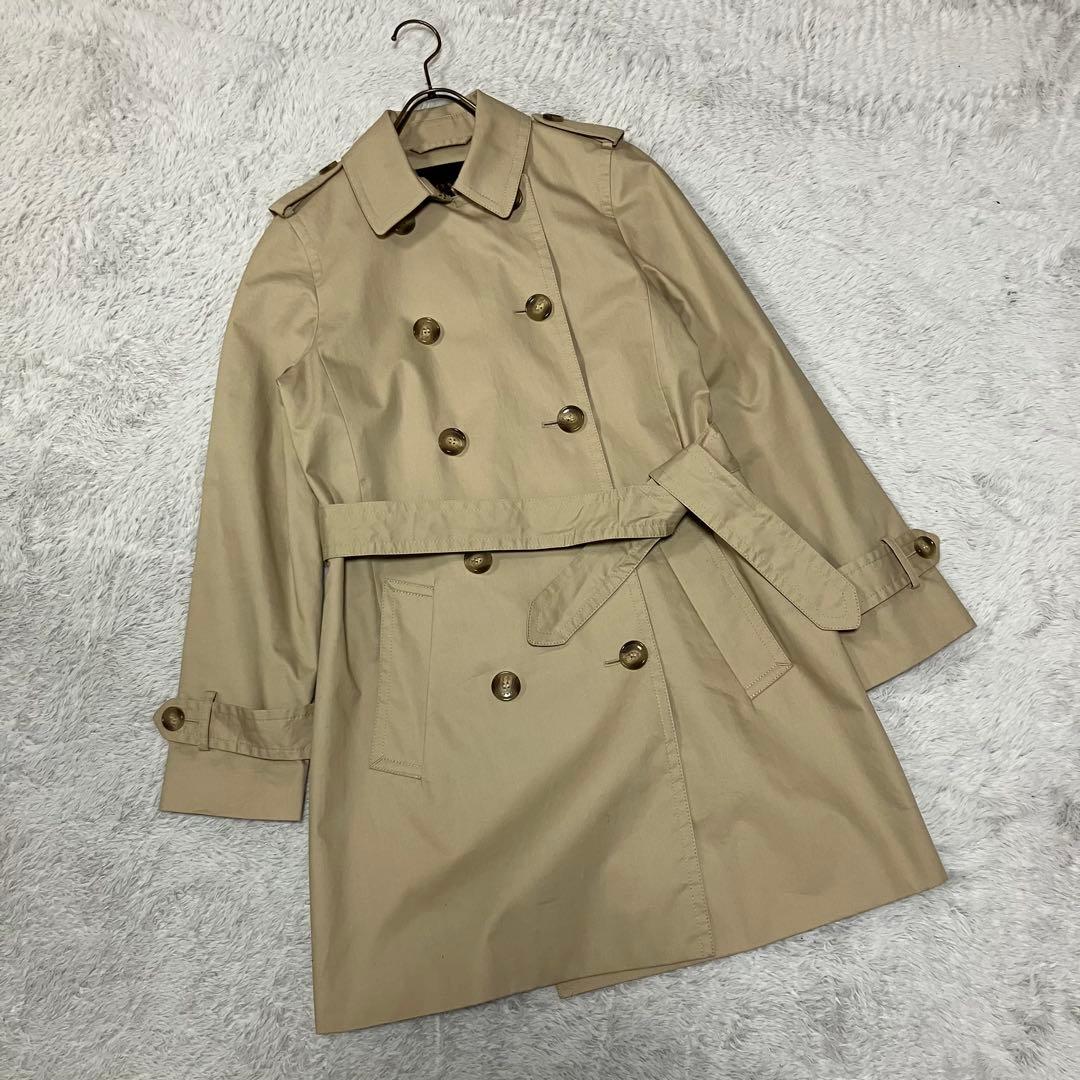 COACH コーチ トレンチコート シグネチャー地 ベージュ 袖 Sサイズ