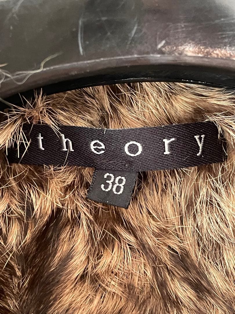 ガ*ン様 クリーニング済 theory セオリー　メンズ　ラビットファー　ダウン