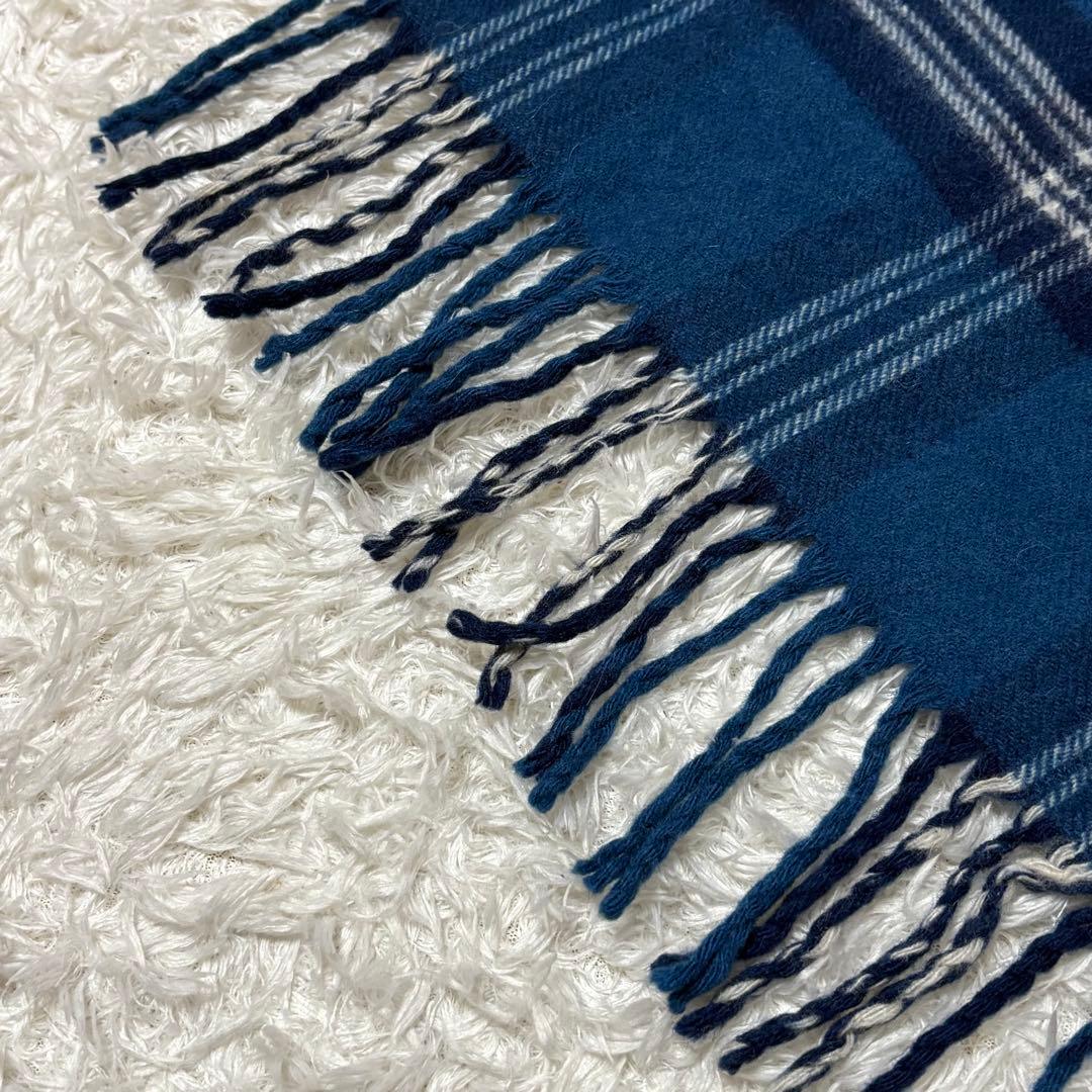 美品　Johnstons マフラー　タータンチェック　カシミヤ100%
