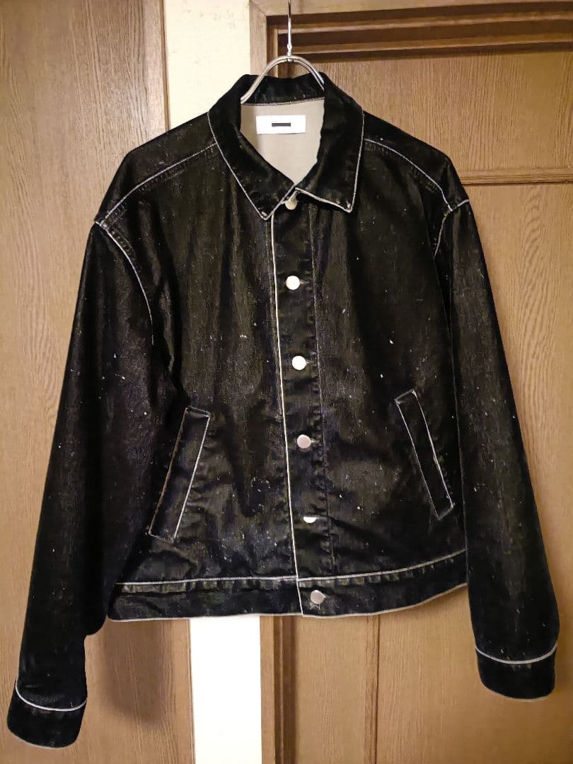 ジャケット・アウター REVERBERATE FLOCKY JACKET BLACK size.2