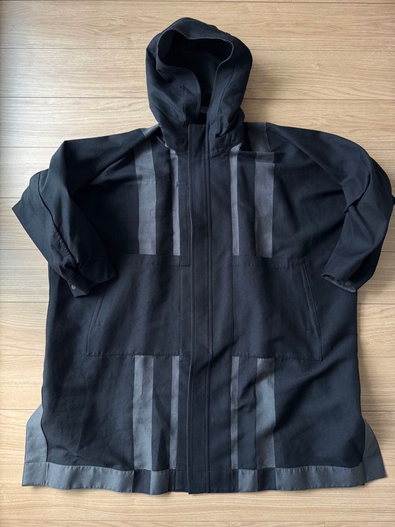 【ISSEY MIYAKE MEN】STRIPE HEXAHEDRON COAT