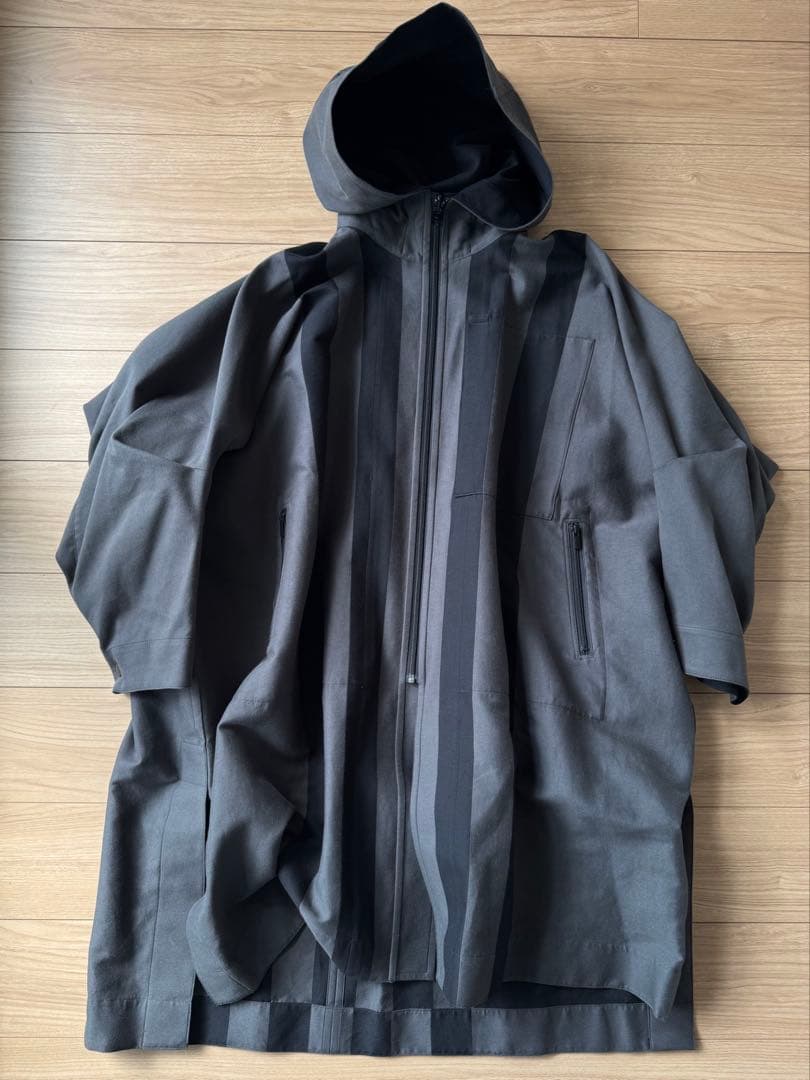 【ISSEY MIYAKE MEN】STRIPE HEXAHEDRON COAT