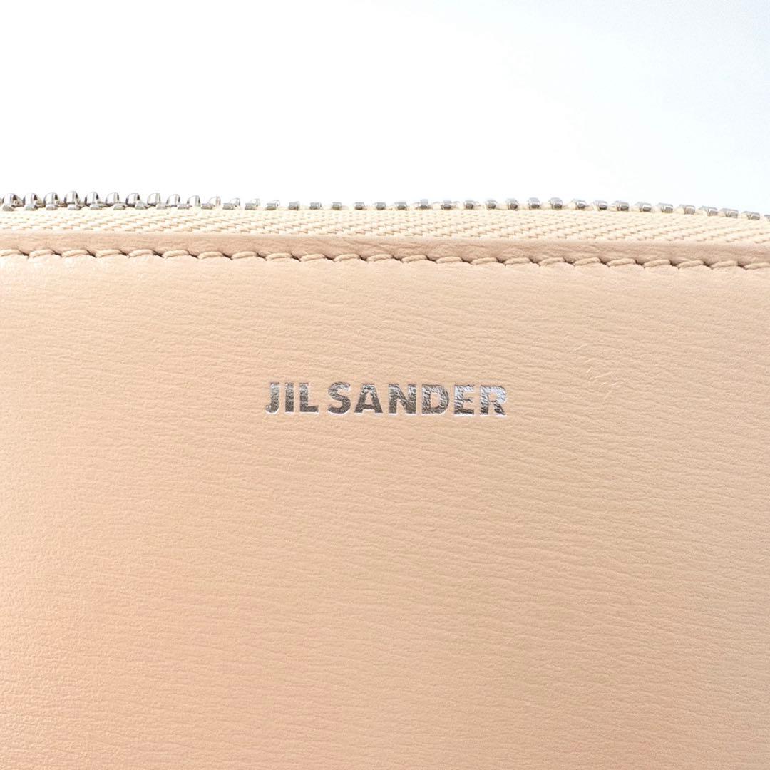 美品JIL SANDER ジルサンダー レザー コンパクトウォレット ピンク