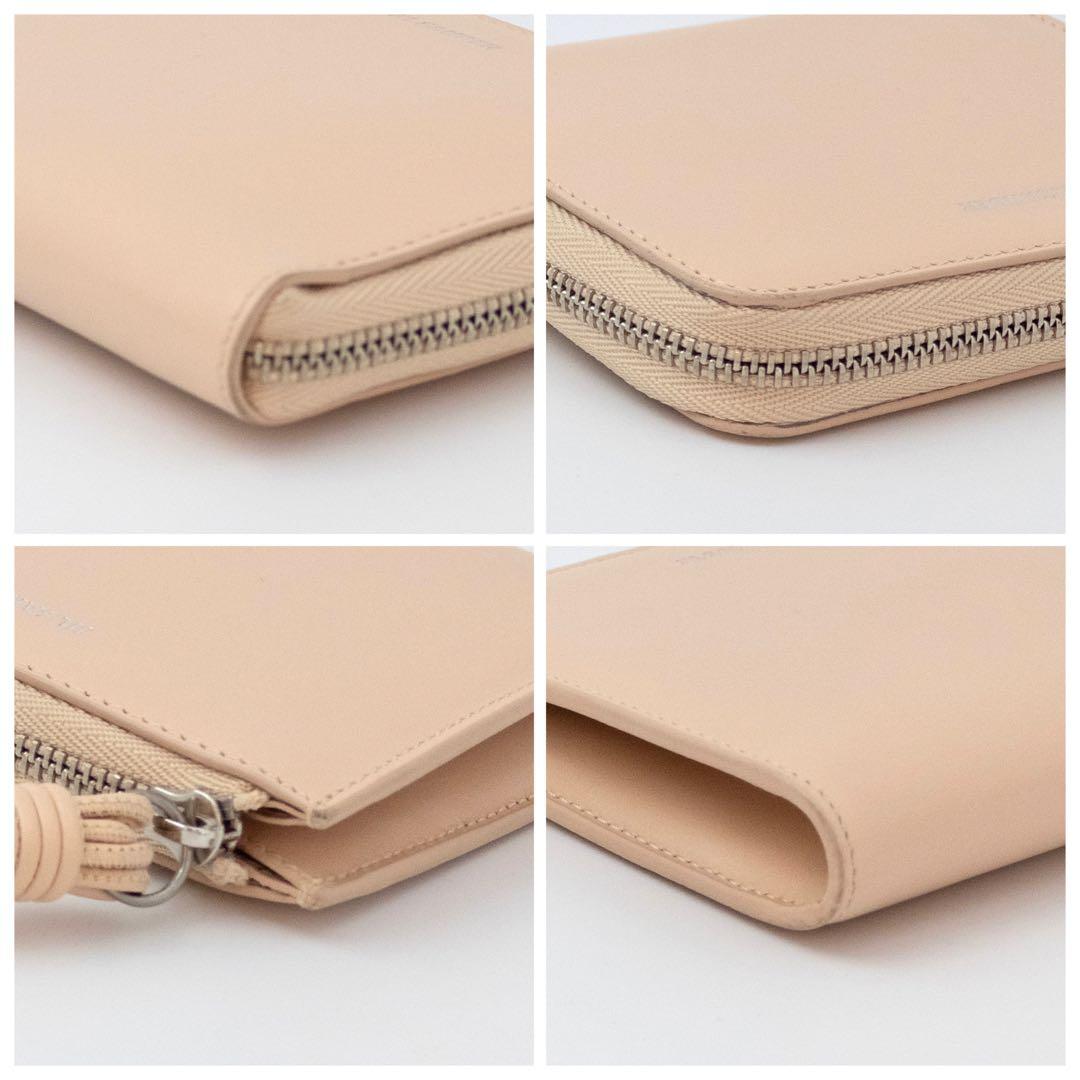 美品JIL SANDER ジルサンダー レザー コンパクトウォレット ピンク