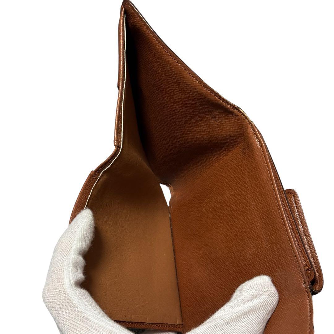 ルイヴィトン モノグラム ポルトモネ カルトクレディ 三つ折り財布 123