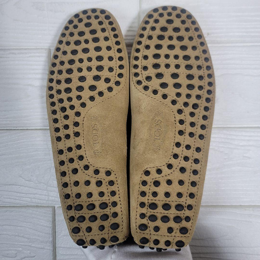 【極美品】TOD'S ドライビングシューズ 5.5(24.5cm) ベージュ