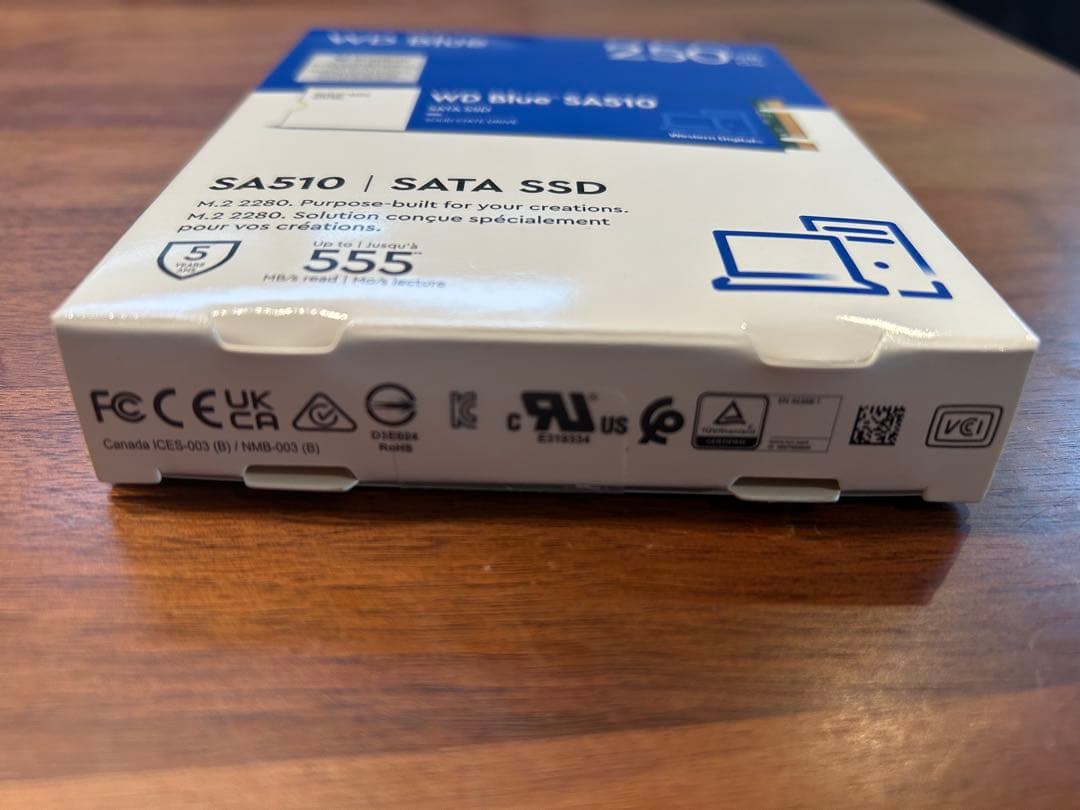 ウエスタンデジタルWD Blue SA510 250GB SATA SSD