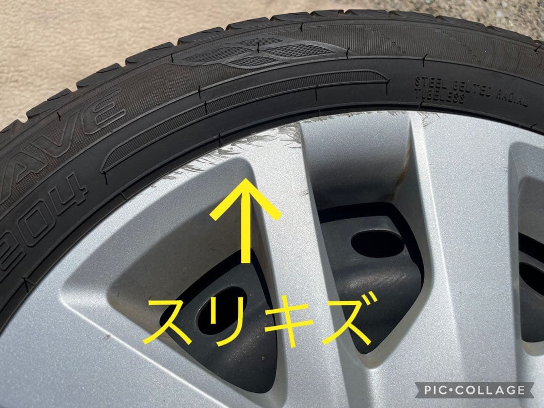✨サボッテン✨155/65R14✨中古4本✨送料込✨鉄ホイール純正カバー付