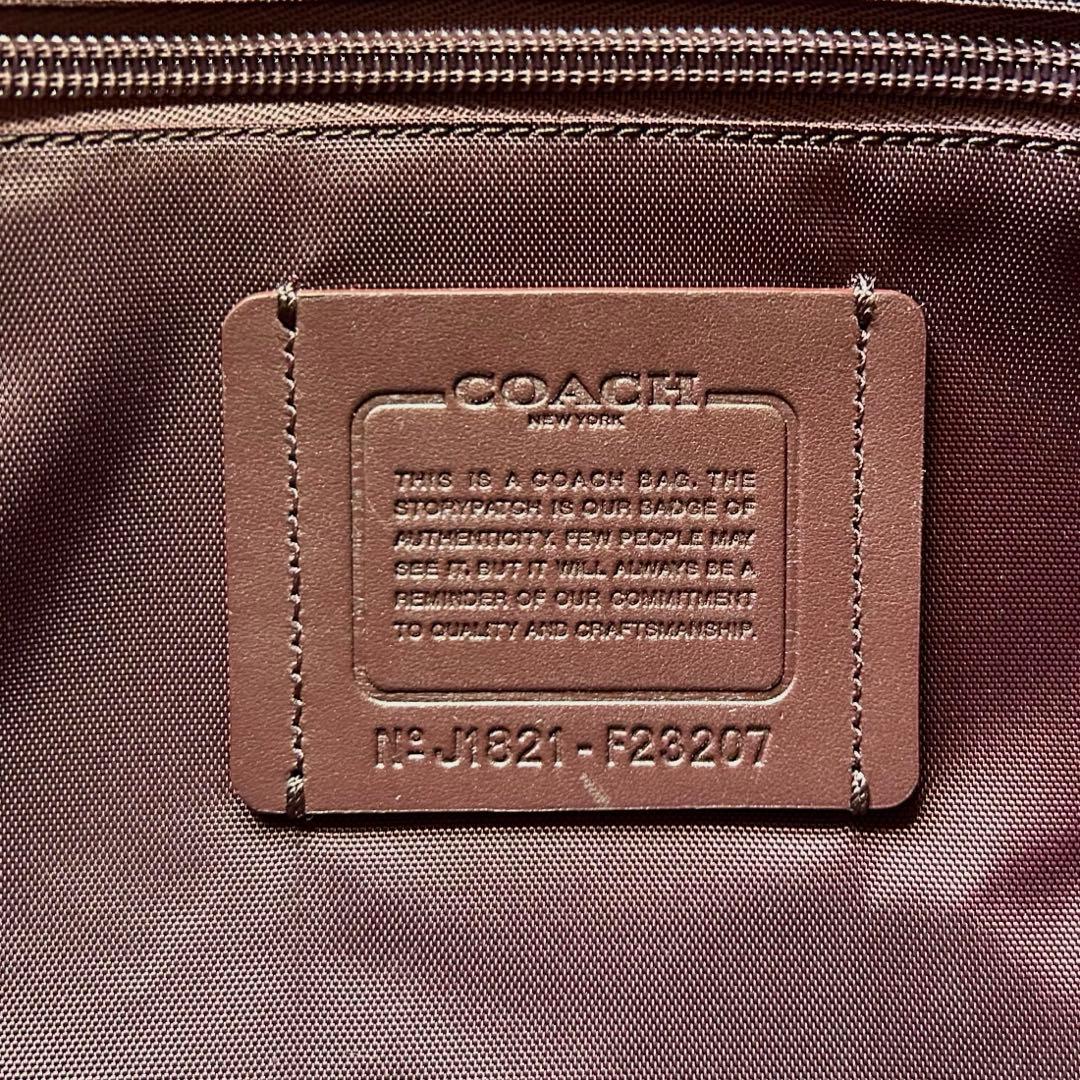 【専用ページ】美品COACH 2wayシグネチャーボストンバッグブラックXグレー