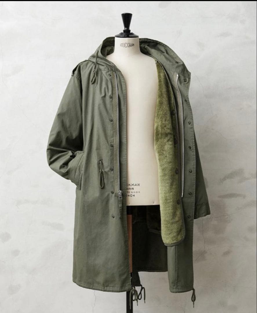 【nobinobi】HOUSTON米軍 M-51パーカモッズコート