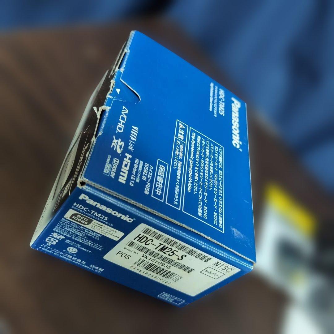 Panasonic TM25 ビデオカメラ シルバー