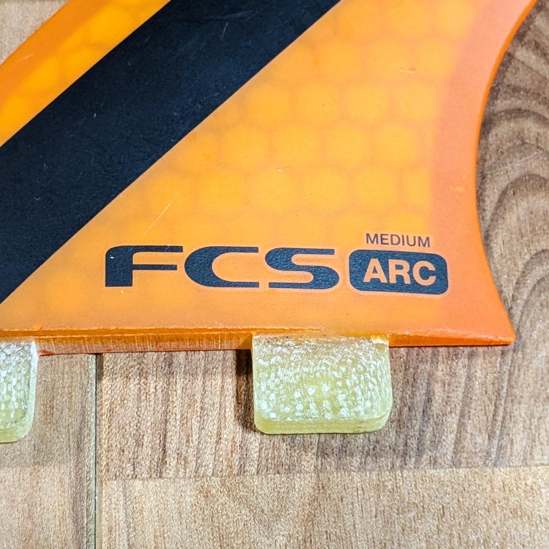 FCSⅡ対応セット付　FCS ARC トライフィン 3枚セット