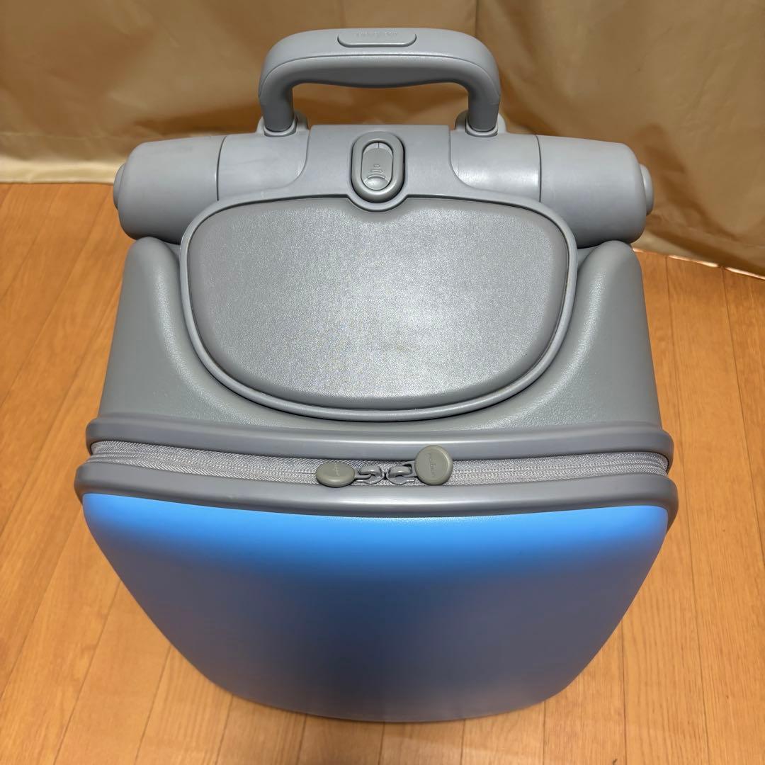 【美品】乗れるキッズスーツケース 2WAY 分離可能 耐荷重30kg ブルー