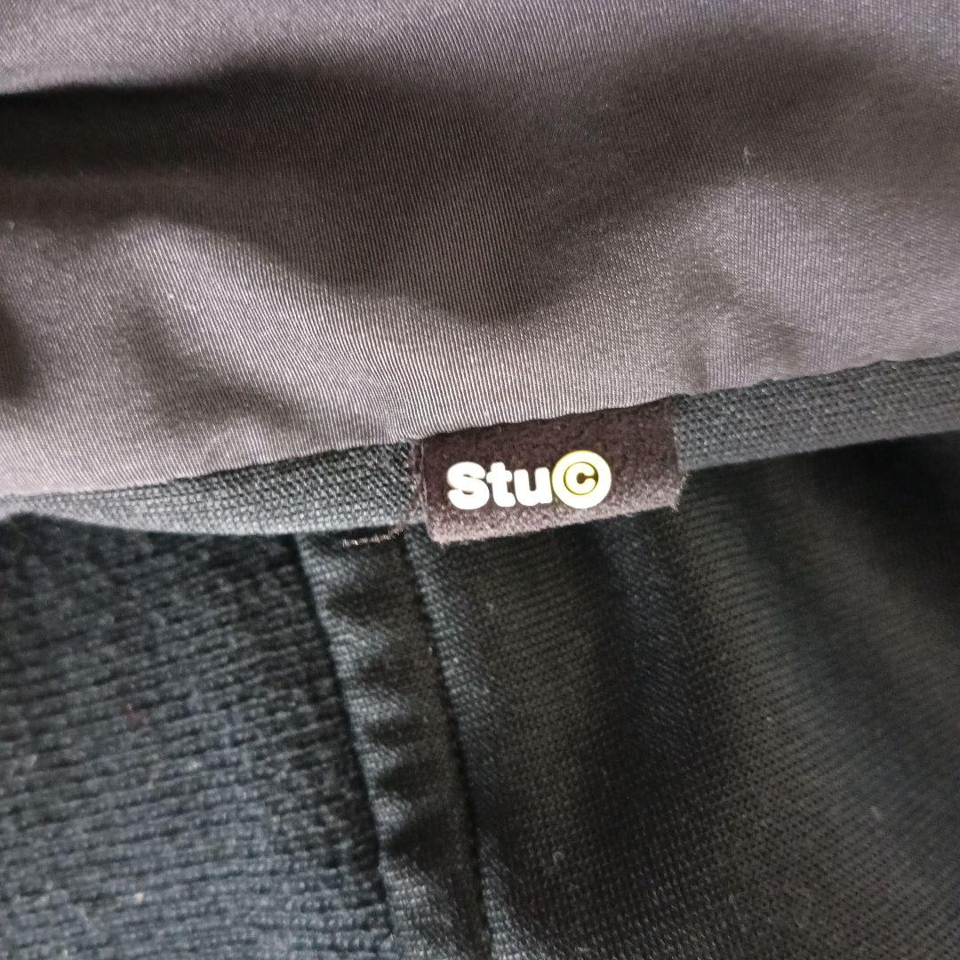 【STUSSY】ステューシー ナイロン ブルゾン 裾リブ ブラック 希少 00s