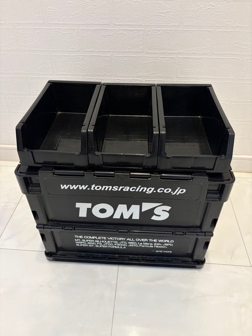TOM'S 36 ブラック収納ボックスセット