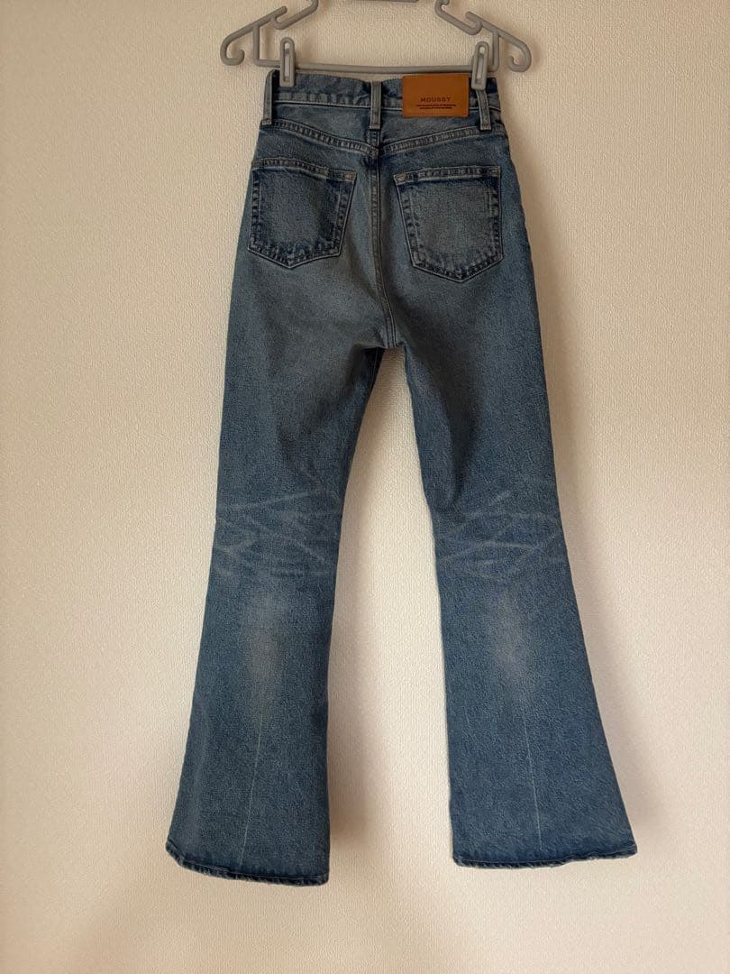 MOUSSY MVSフレアデニム 22