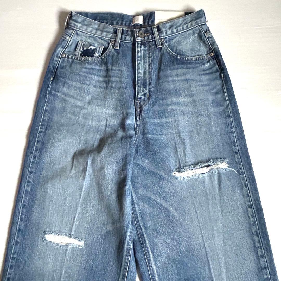 新品未使用 Plage NEPLA. 定価3.1万円 ワイドデニムパンツ 日本製