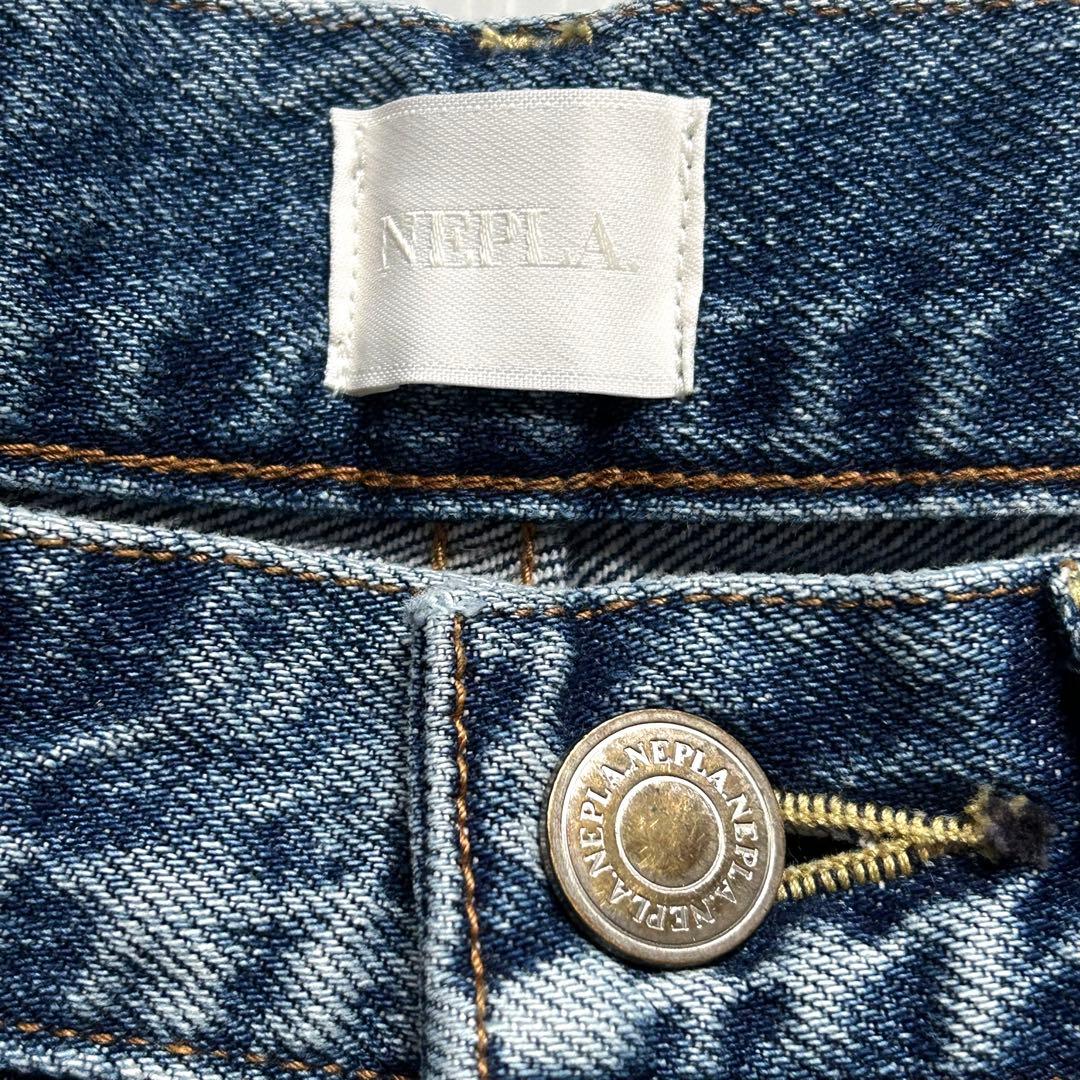 新品未使用 Plage NEPLA. 定価3.1万円 ワイドデニムパンツ 日本製