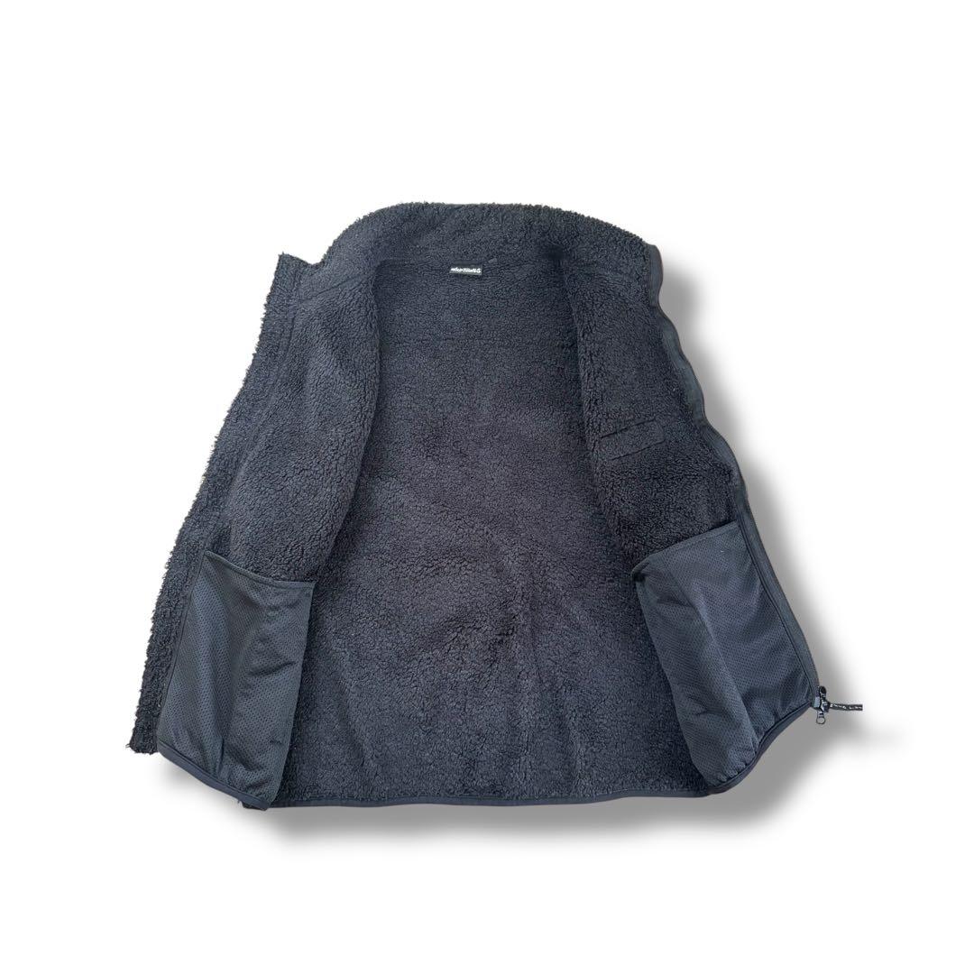 【名作】WILDTHINGS POLARTEC ボアベスト ブラック フリース