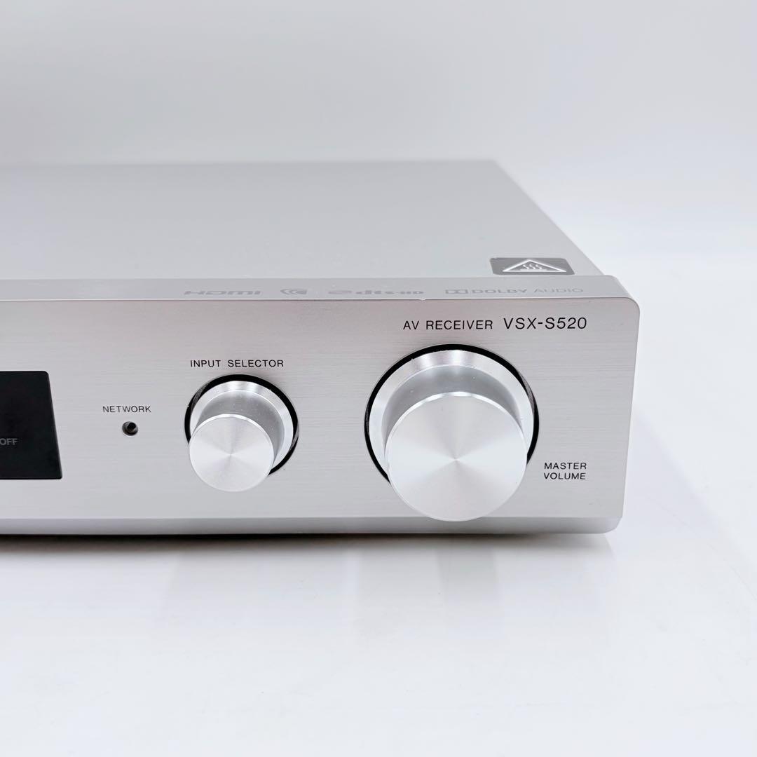【美品】パイオニア AVレシーバー AVアンプ VSX-S520 リモコン付属