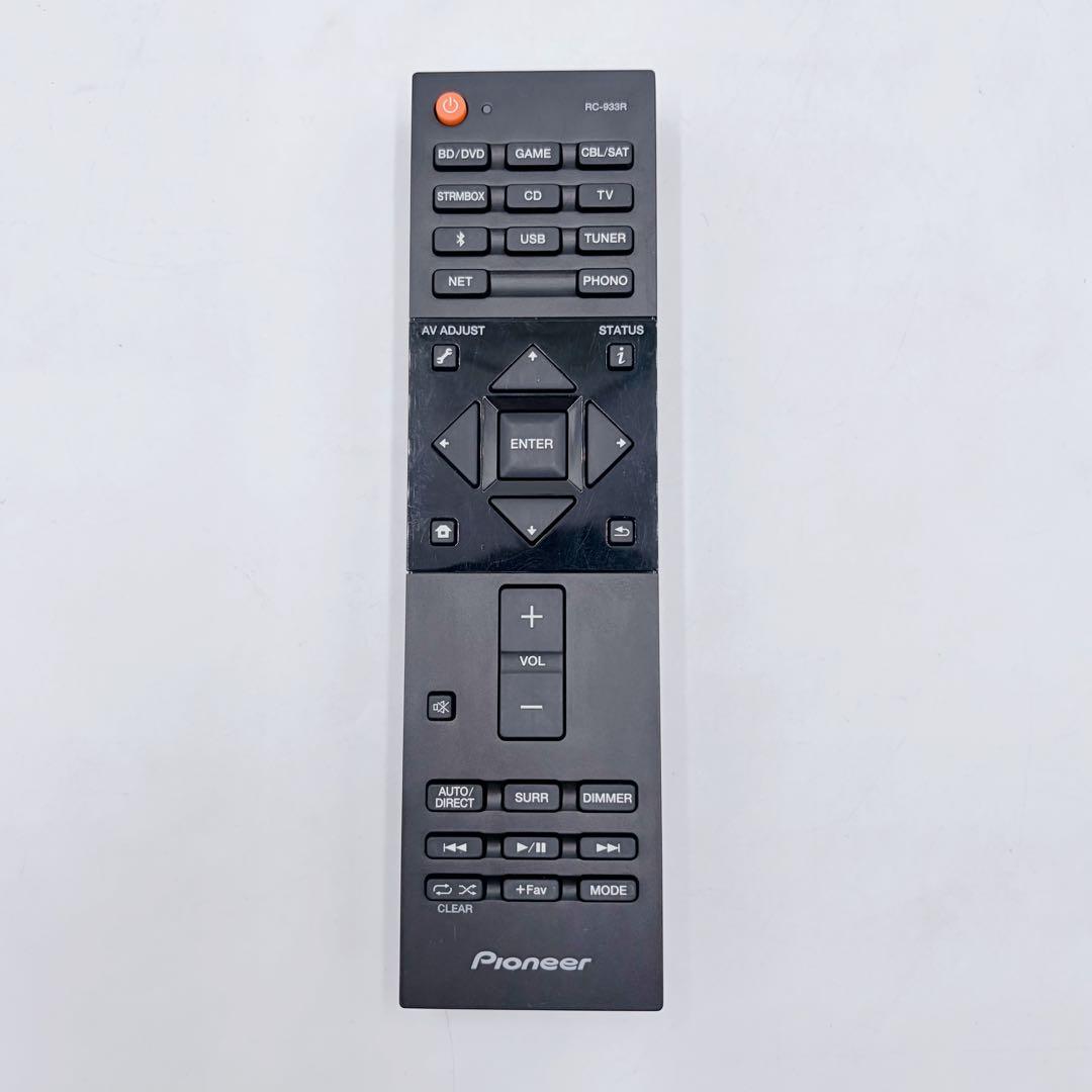 【美品】パイオニア AVレシーバー AVアンプ VSX-S520 リモコン付属