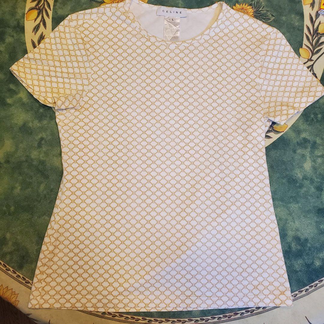 セリーヌ CELINE イタリア製 マカダム柄 Tシャツ 半袖カットソー