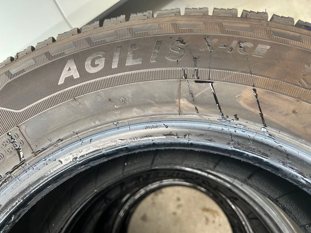 ②2019年製 スタッドレス 195/80R15 ミシュラン 4本セット 冬