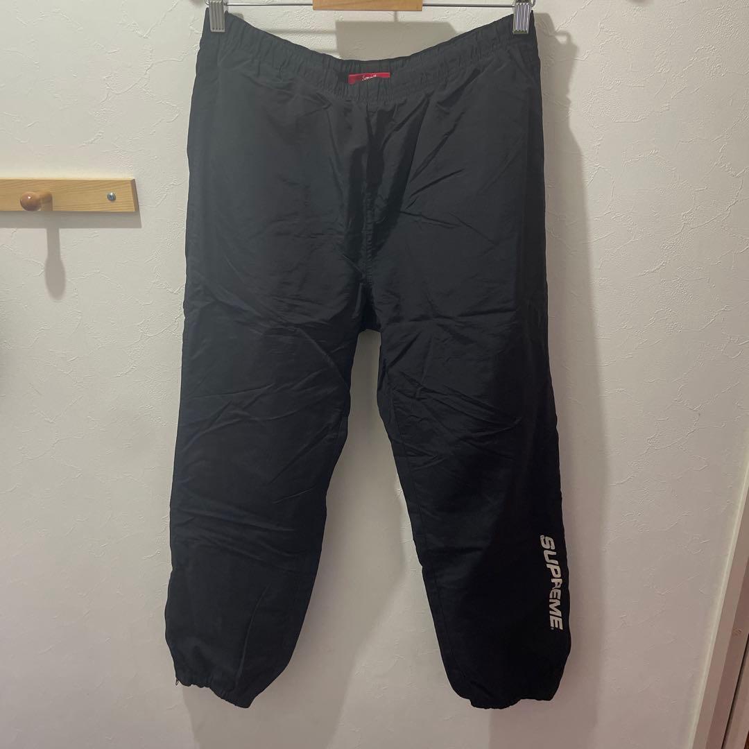 SUPREME ブラック ロゴパンツ