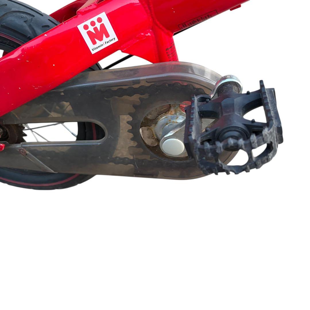 へんしんバイク キッズ自転車 12インチ 赤 スタンド ペダル付き