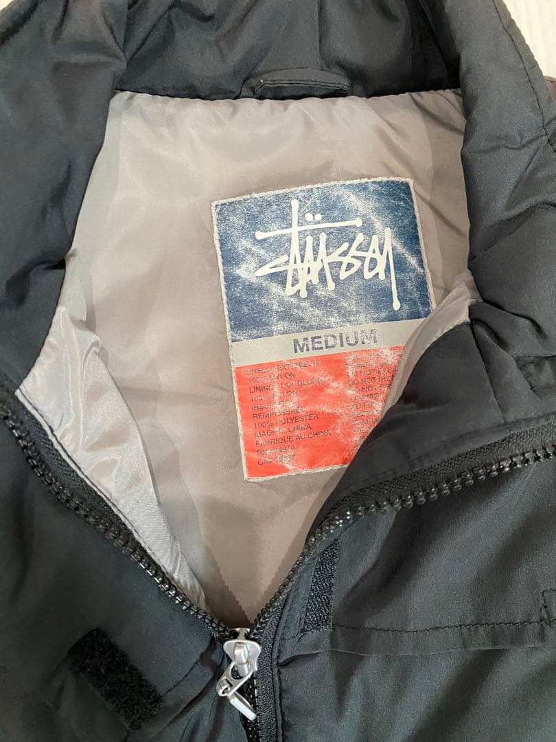 Stussy ジャケット ベスト ブラック Vintage