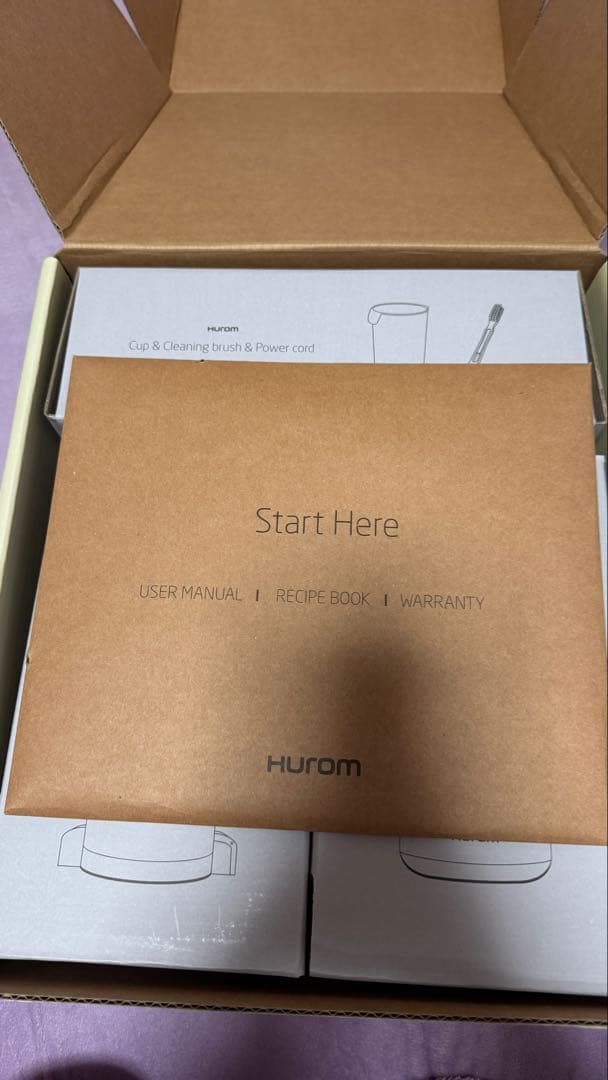 HUROM ジューサー H310A 美品 ピンク