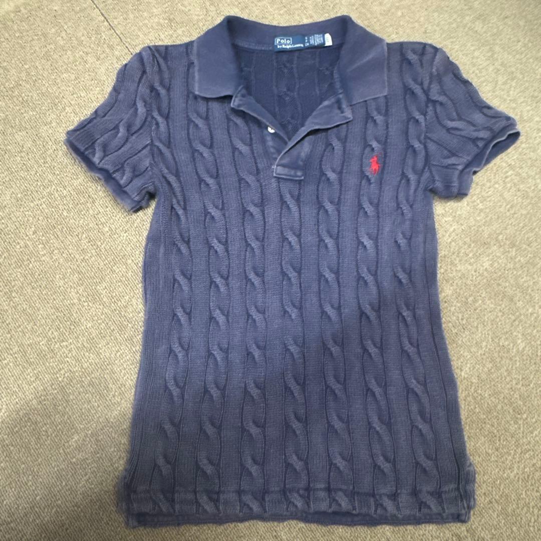 POLO RALPH LAUREN ケーブルニット ポロシャツ
