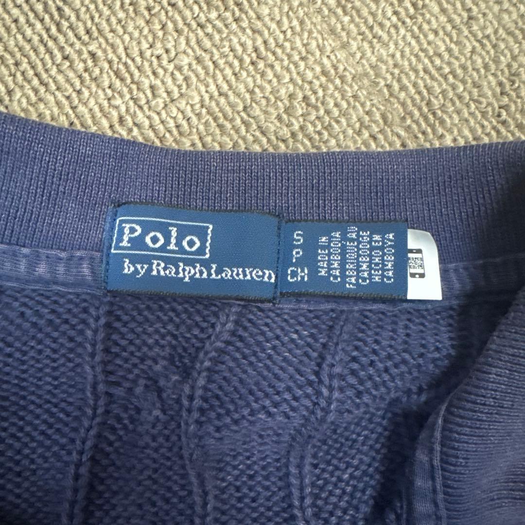 POLO RALPH LAUREN ケーブルニット ポロシャツ